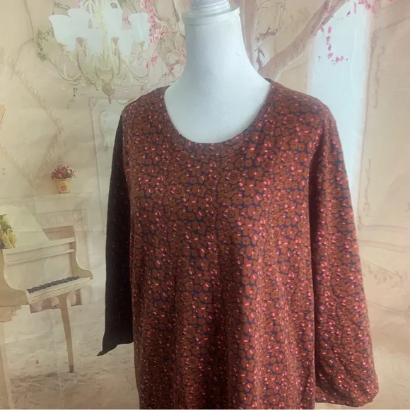 NEW Boden Floral printed plus size T Shirt Dress - Picture 5 of 9